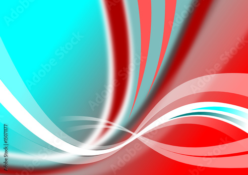 Design Wellen in Farbe