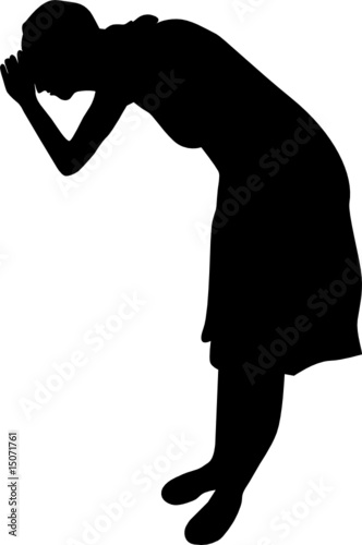 Frau (Silhouette)