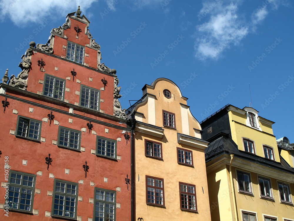Fototapeta premium Altstadt Stockholm