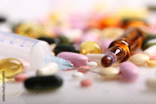 Medikamente, Pillen und Medizin photo