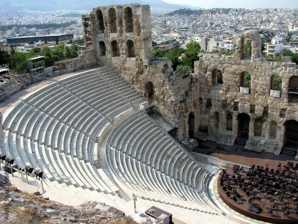 amphithéâtre grec à Athènes