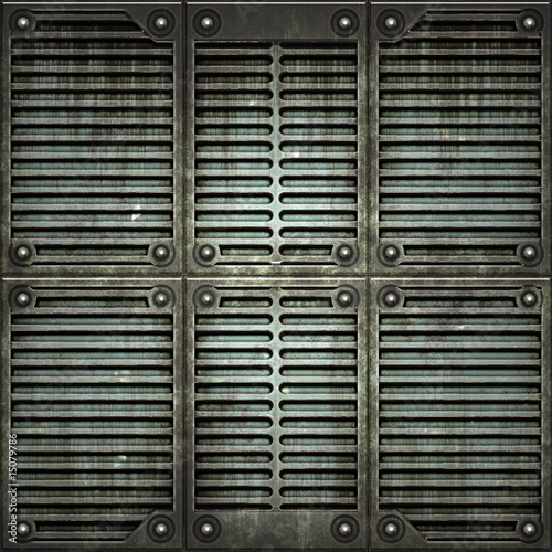 Lattice. Texture of metal plate.