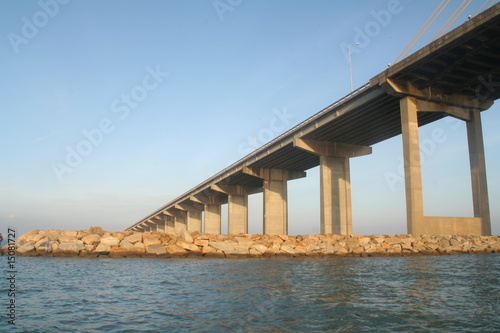 The Penang Bridge , longest bridge in south east asia