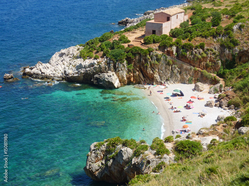kleine Bucht in Sizilien
