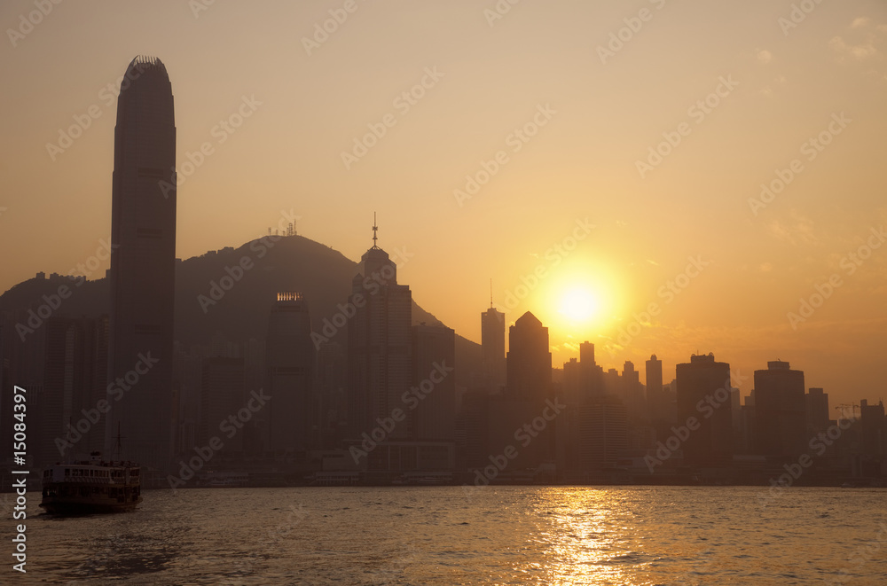 Skyline of Hong Kong at Dusk Skyline of Hong Kong at Dusk