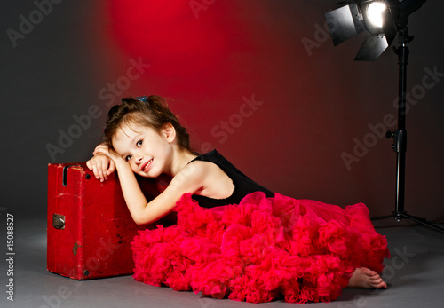 tired little actress