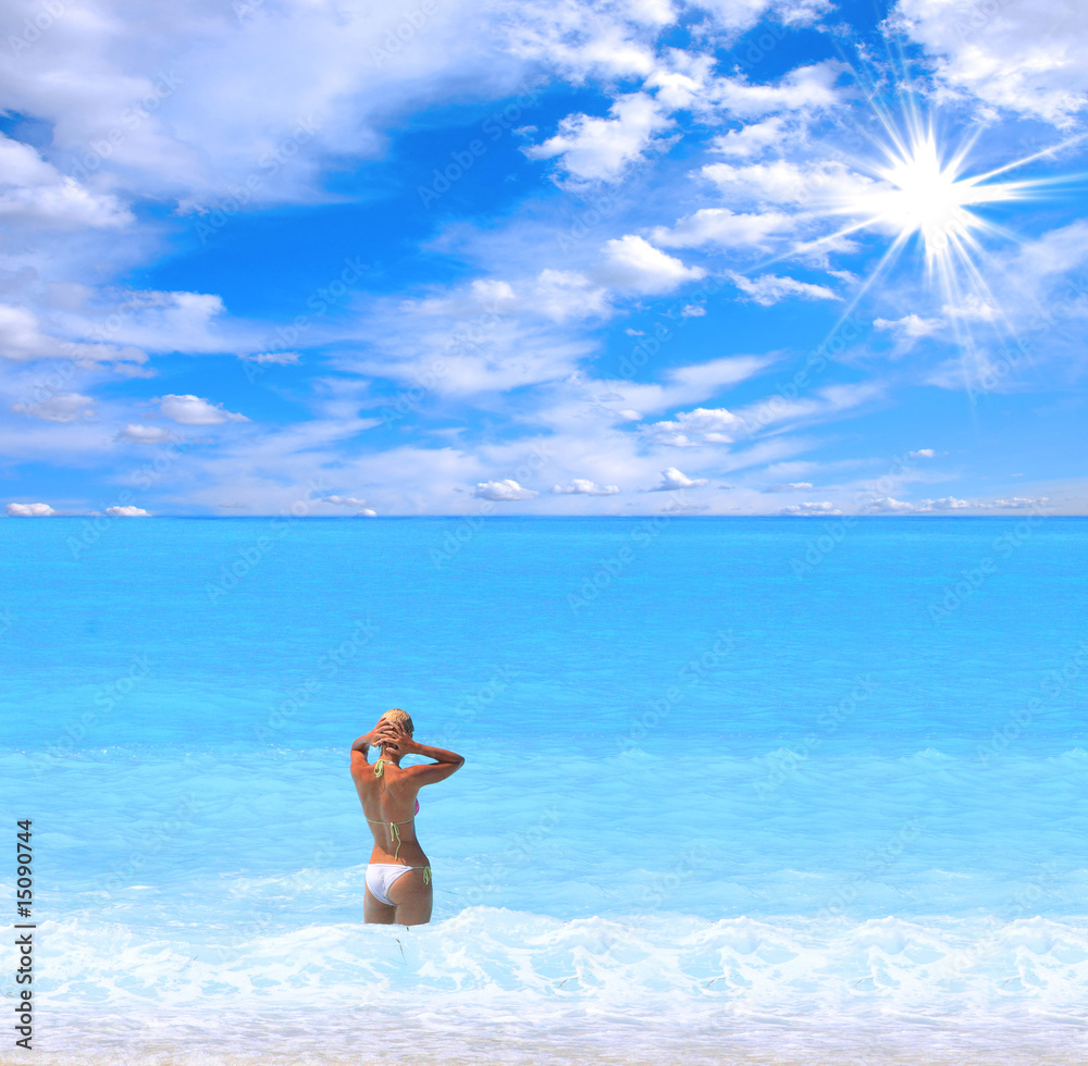 Beautiful young woman