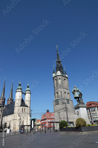 Die Stadtkirche in Halle / Saale