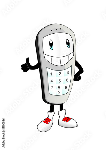 Silver Cell Phone