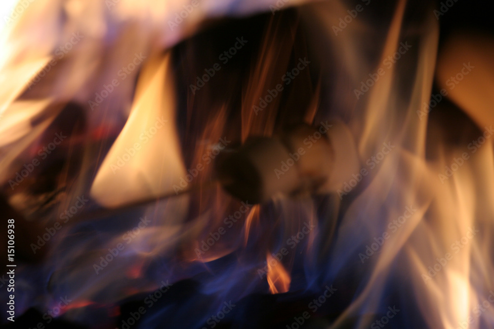 Flames of fire - abstract