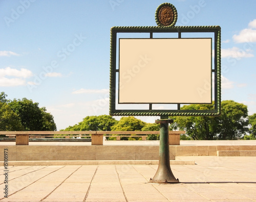 Obraz na plátne Publicity board