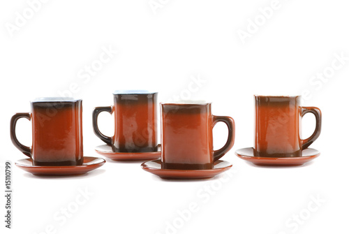 Brown cups