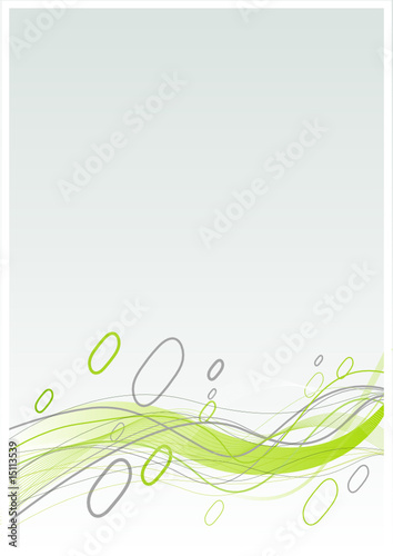 Abstract sinusoide  Green
