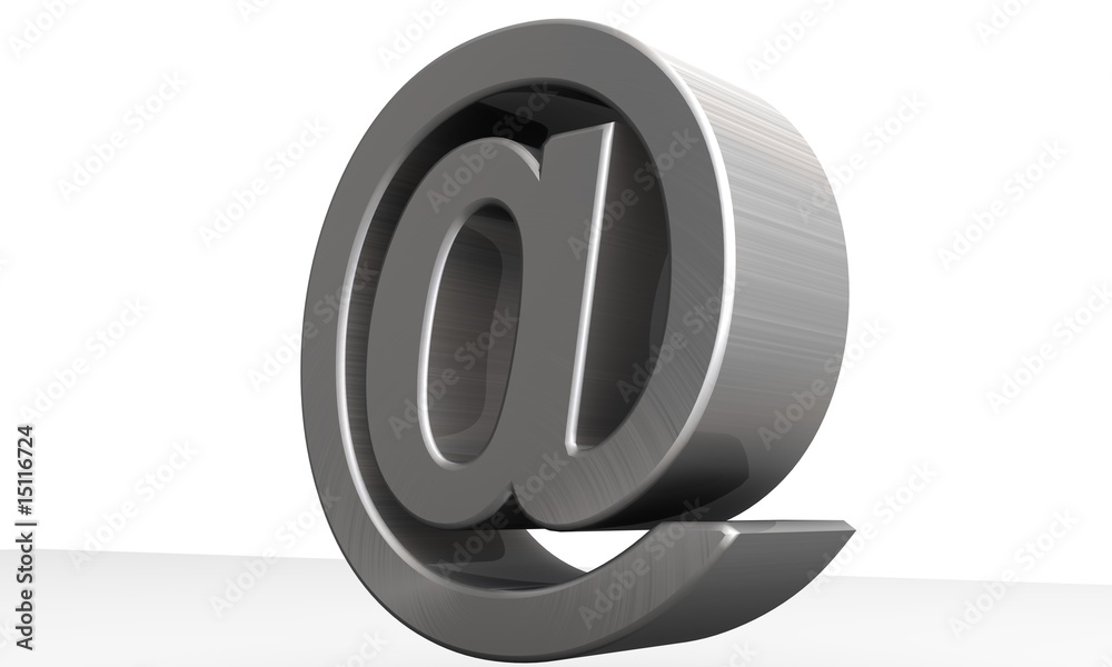 Obraz premium Arroba de Metal