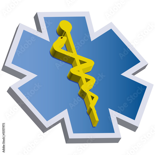3d medical sign