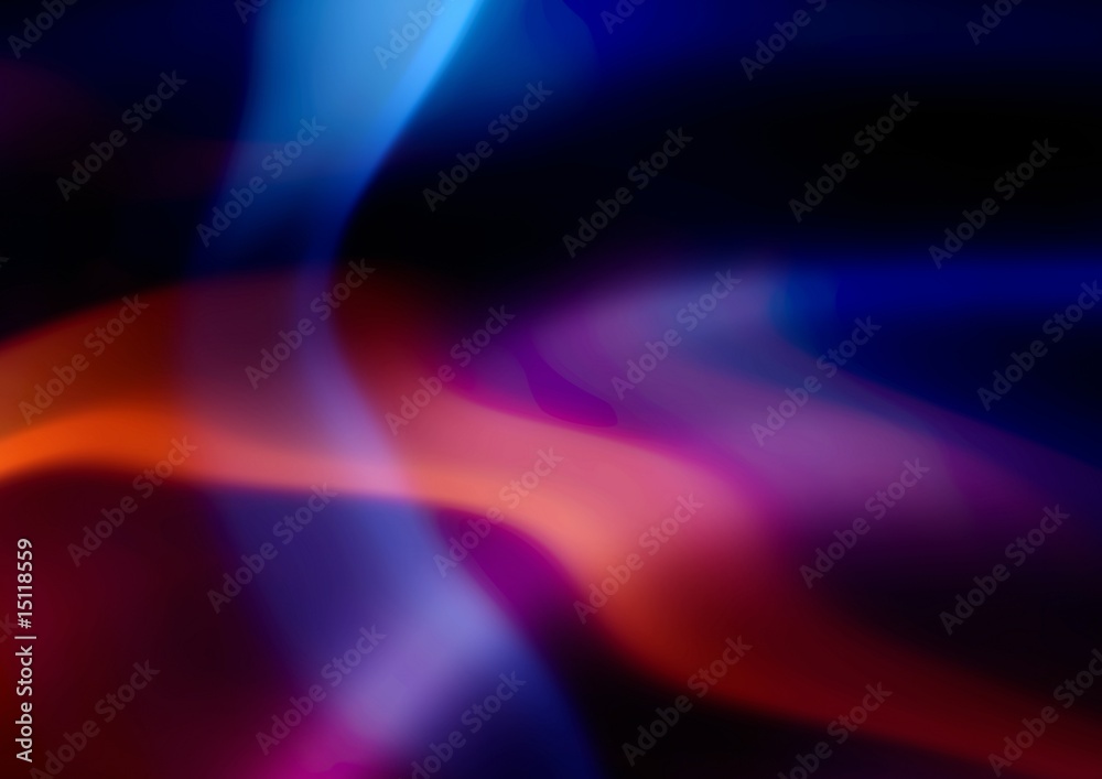 Obraz premium Red & blue abstract