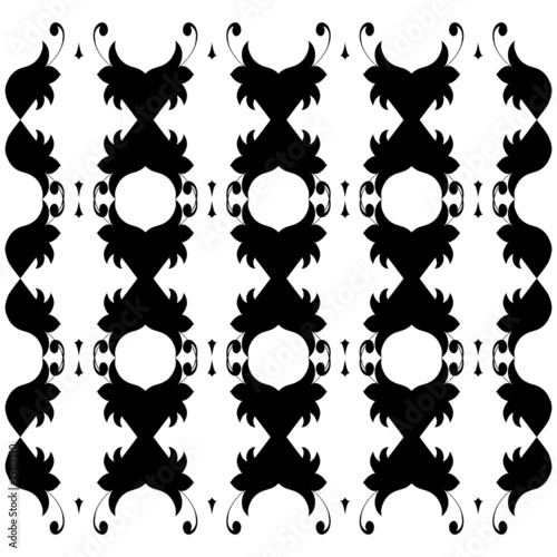 Dekoratives florales abstraktes Ornament