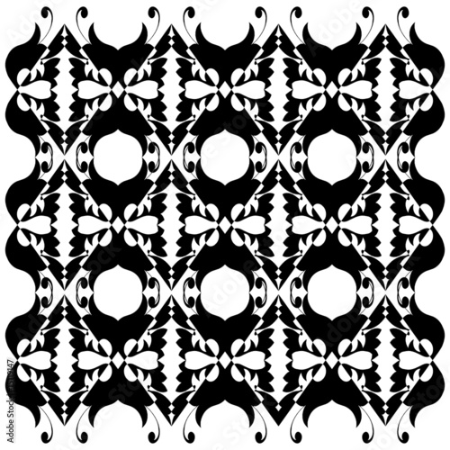 Dekoratives florales abstraktes Ornament