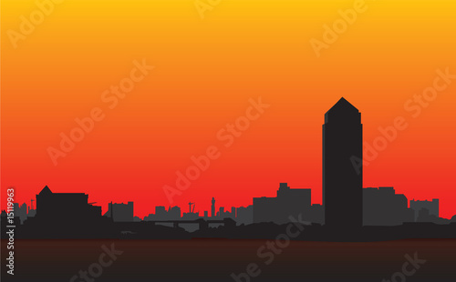 Canvas Print london cityscape