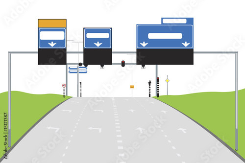 illustration of road