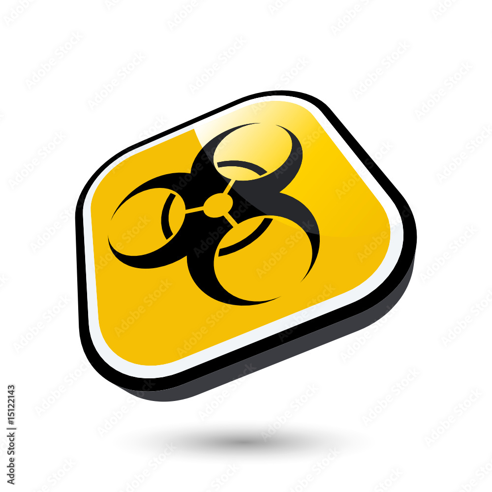 warnung biohazard risiko zeichen Adobe Stock