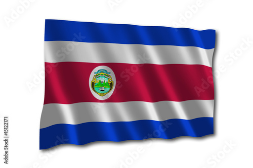 Wallpaper Mural costa rica flagge Torontodigital.ca