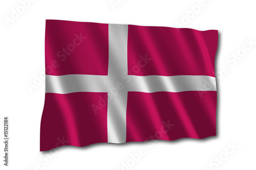 Canvas Print Dänemark Flagge