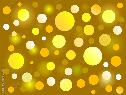 Abstract light background from yellow circles.