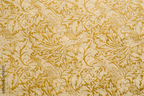 Gold Floral Pattern