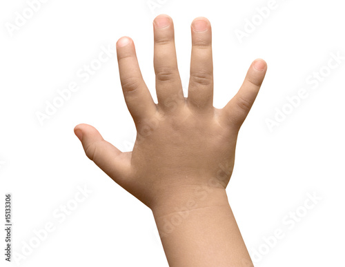 Hand of the child