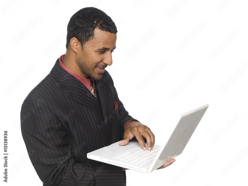 businessman - carrying laptop businessman - carrying laptop
