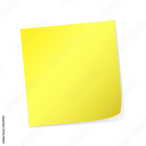 yellow post-it