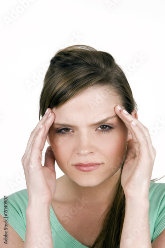 Wallpaper Mural Woman with a headache Torontodigital.ca