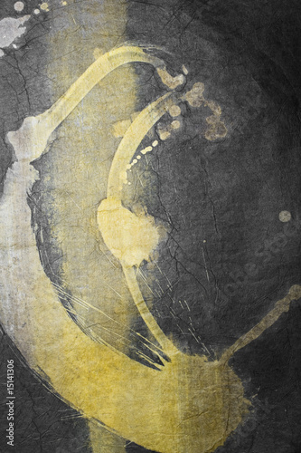 和紙模様（墨） photo