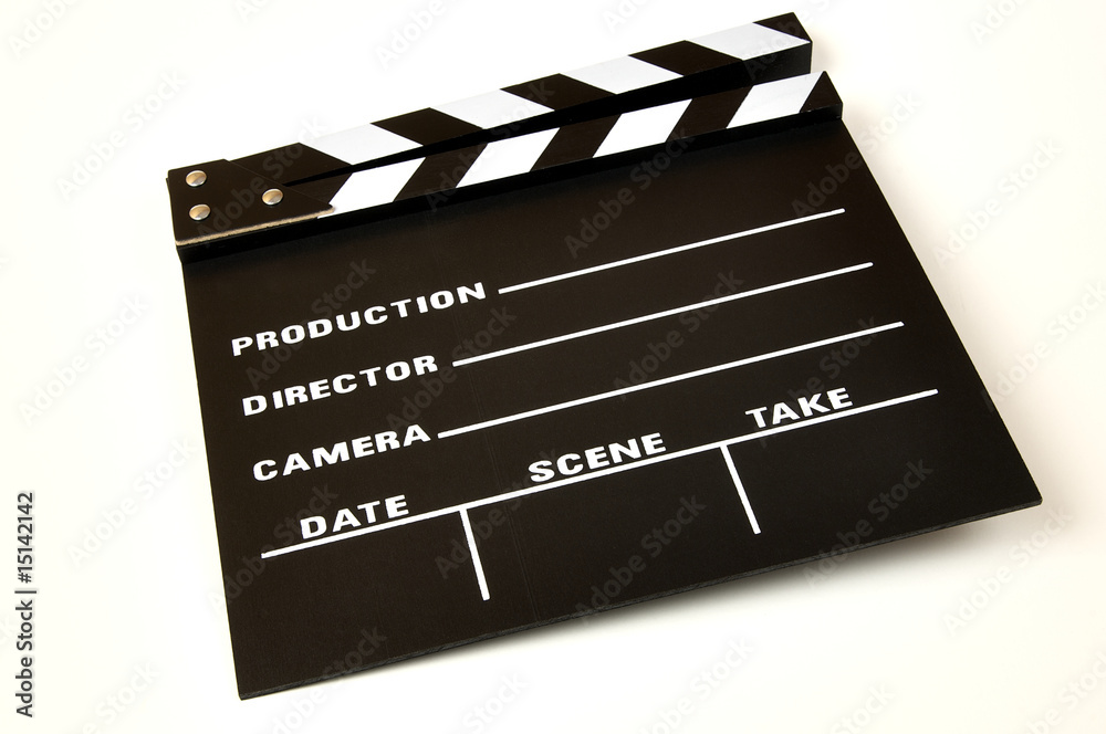 Naklejka premium clapperboard