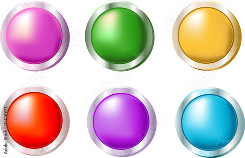 Free Download Set of smooth shiny buttons - GFXLoad
