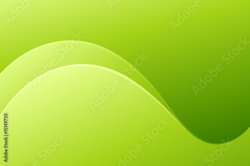 green wave background