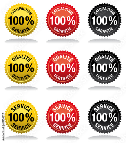 Labels Satisfaction Qualité Service