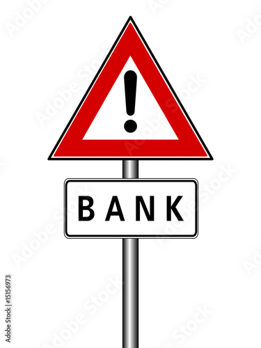 Allgemeine Gefahrenstelle - Bank