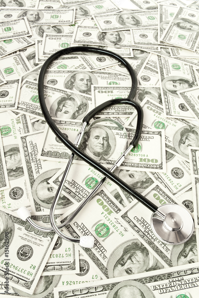medicine concept. stethoscope