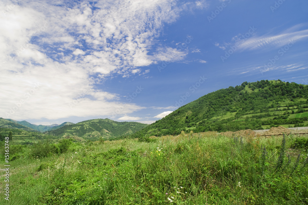 clear blue sky