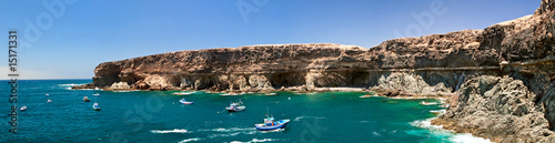 A coastline near Ajui, Fuerteventura.