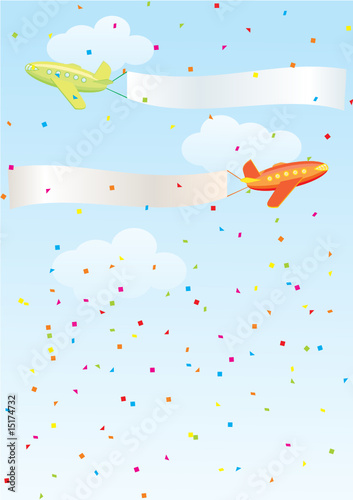 airplanes banners