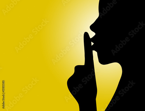 Silence sign