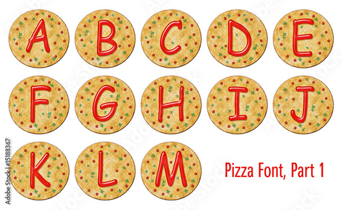 Pizza font, Part 1