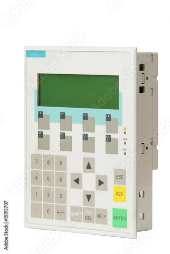 Industrial operator panel