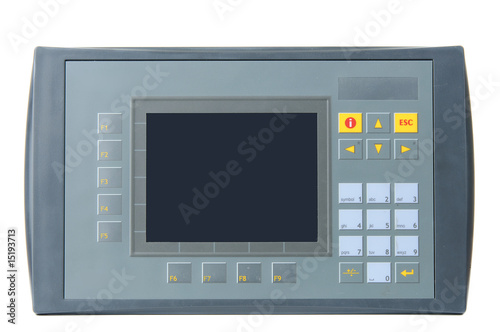 Industrial PLC with built-in operator panel