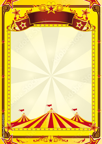 Big Top circus flyer