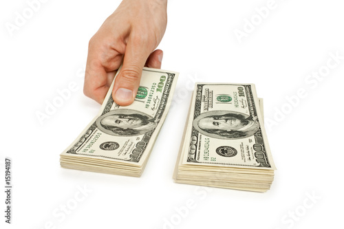 Bild auf Leinwand dollars
