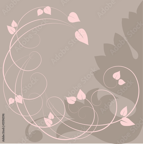 Dekoratives florales Ornament